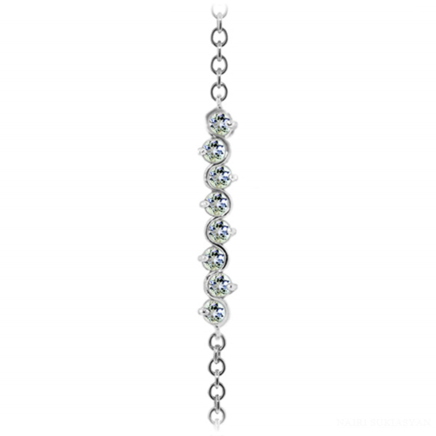 Subtle Radiance Aquamarine Bracelet