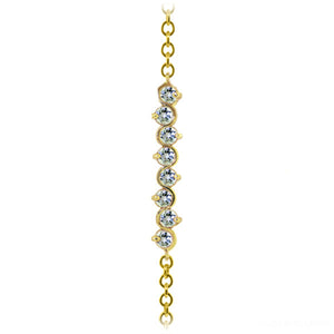 Subtle Radiance Aquamarine Bracelet