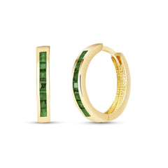 Infinite Spark Green Sapphire Earrings