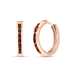 Infinite Spark Garnet Earrings