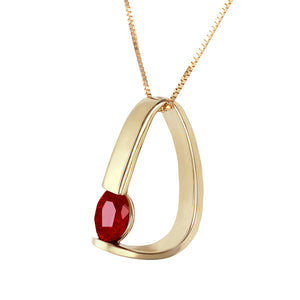 Zen Charm Ruby Necklace