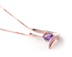Zen Charm Amethyst Necklace