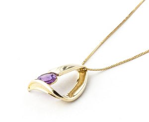 Zen Charm Amethyst Necklace
