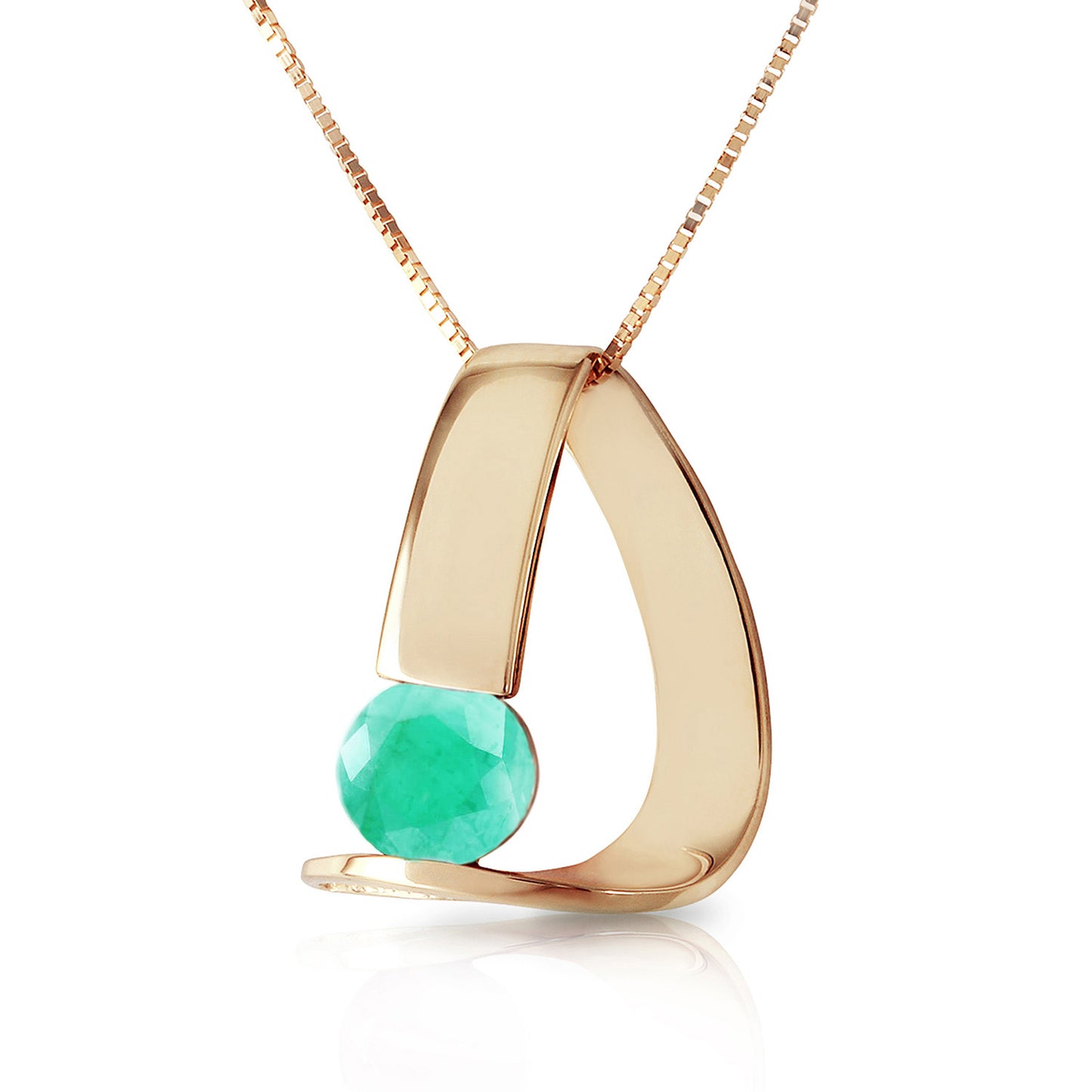 Zen Charm Emerald Necklace