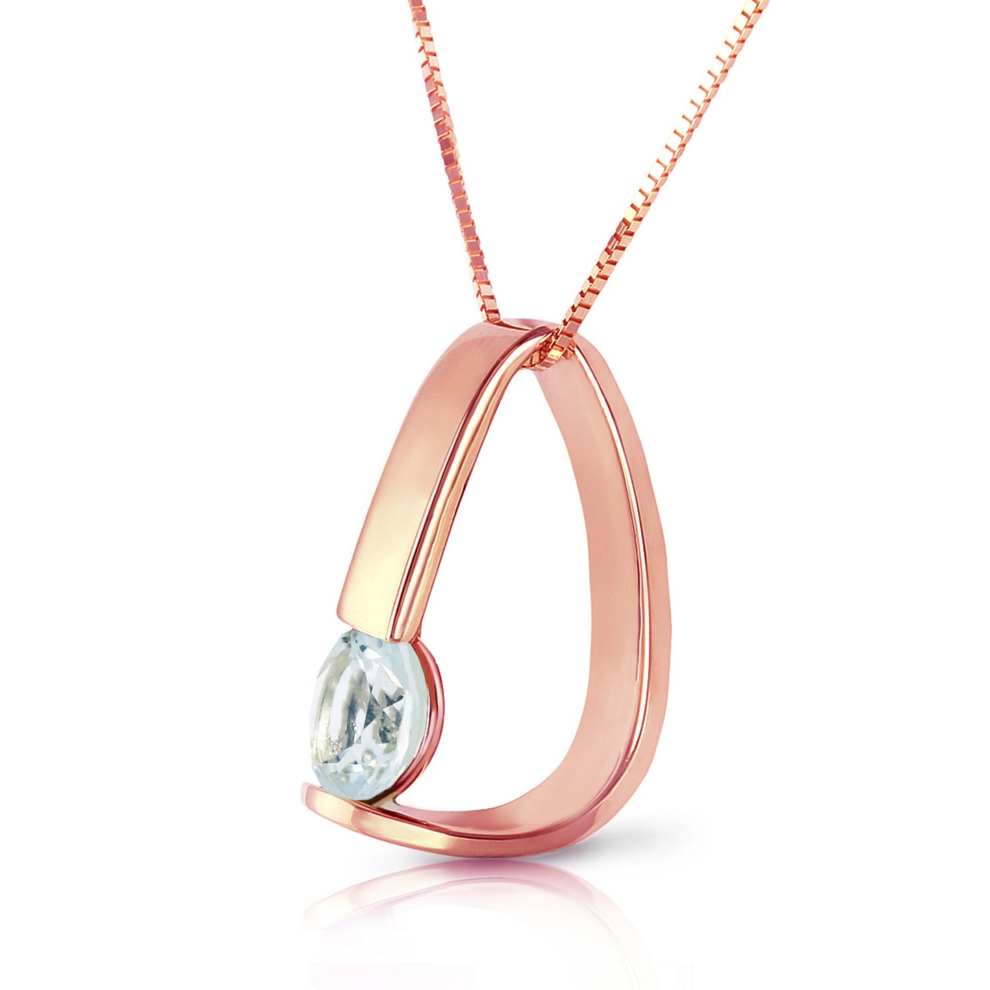 Zen Charm Aquamarine Necklace