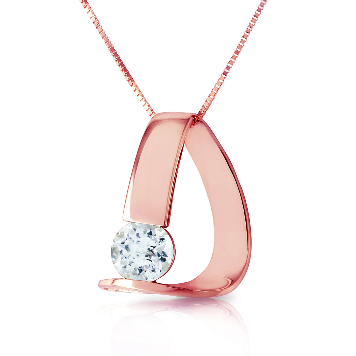 Zen Charm Aquamarine Necklace
