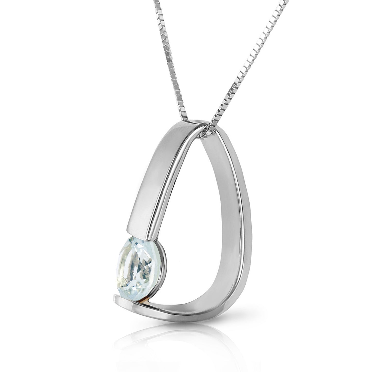 Zen Charm Aquamarine Necklace
