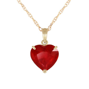 Eternal Hearts Ruby Necklace