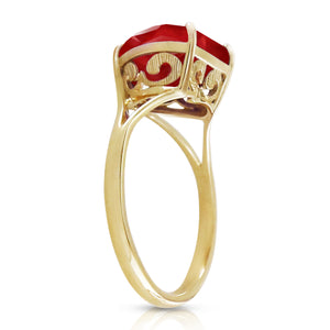 Lovers Heart Ruby Ring