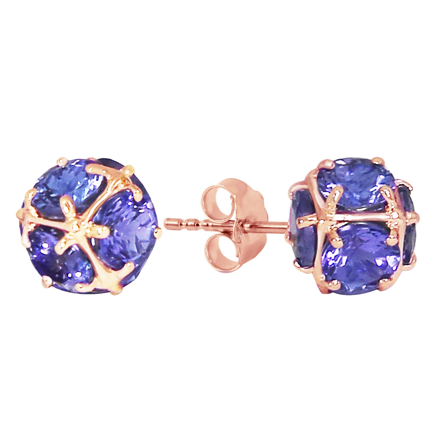 Regal Crown Tanzanite Earrings
