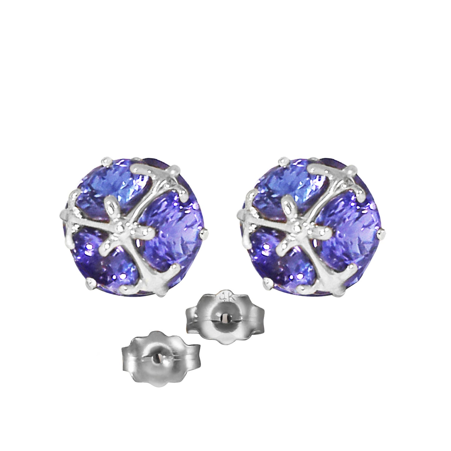 Regal Crown Tanzanite Earrings