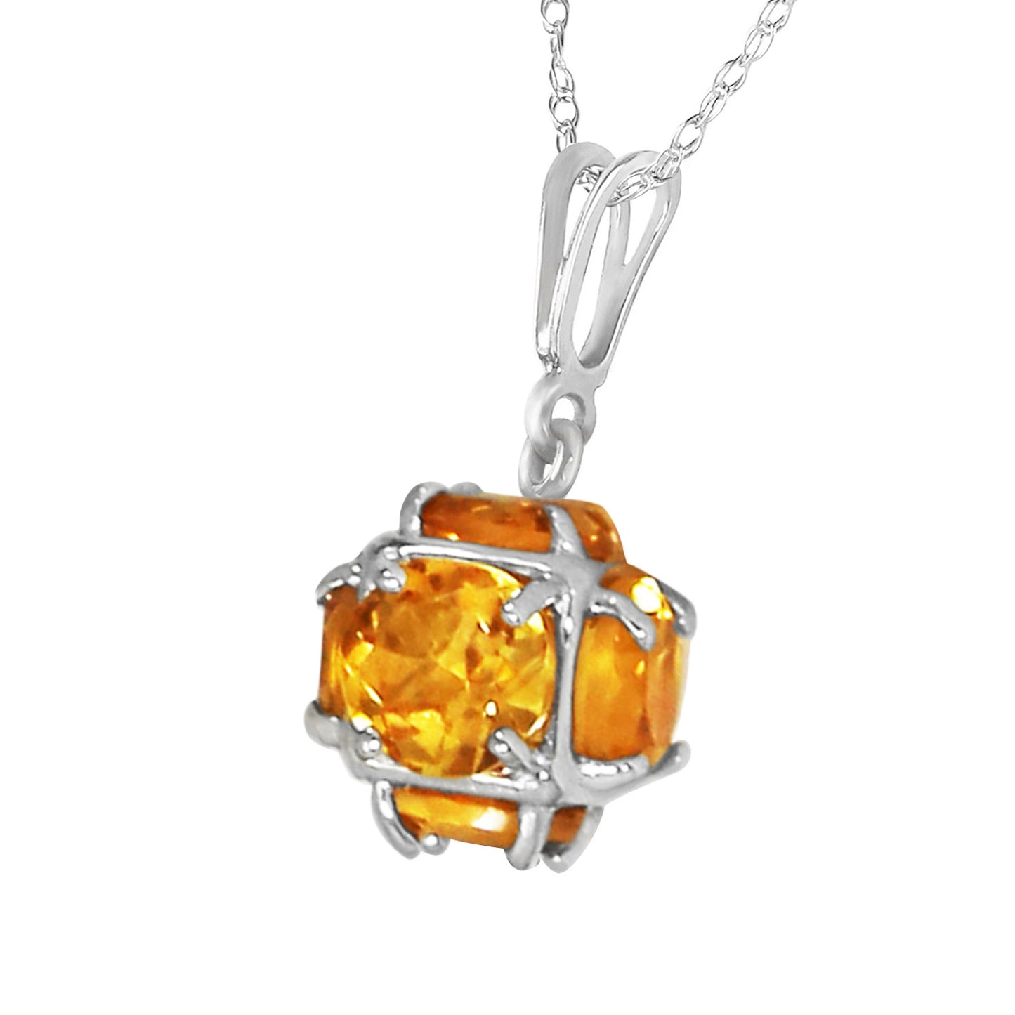 Regal Crown Citrine Necklace