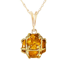 Regal Crown Citrine Necklace