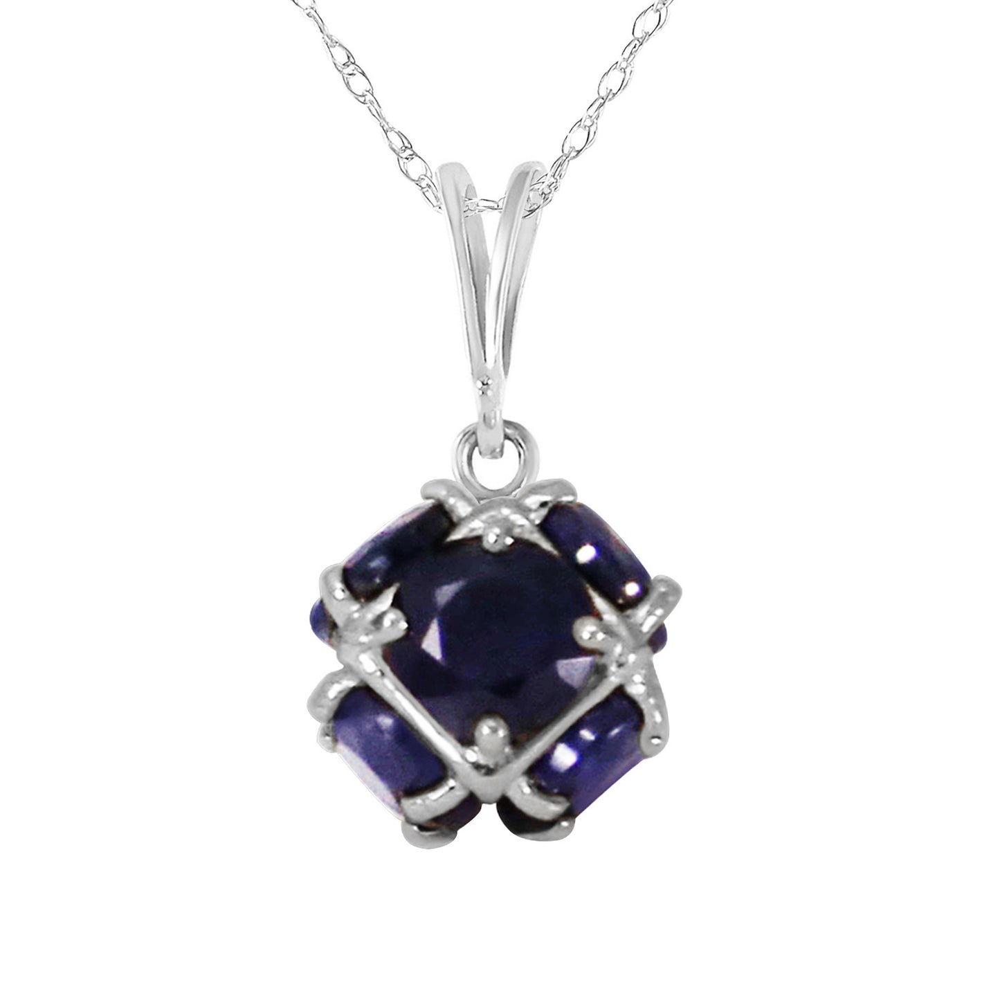 Regal Crown Sapphire Necklace