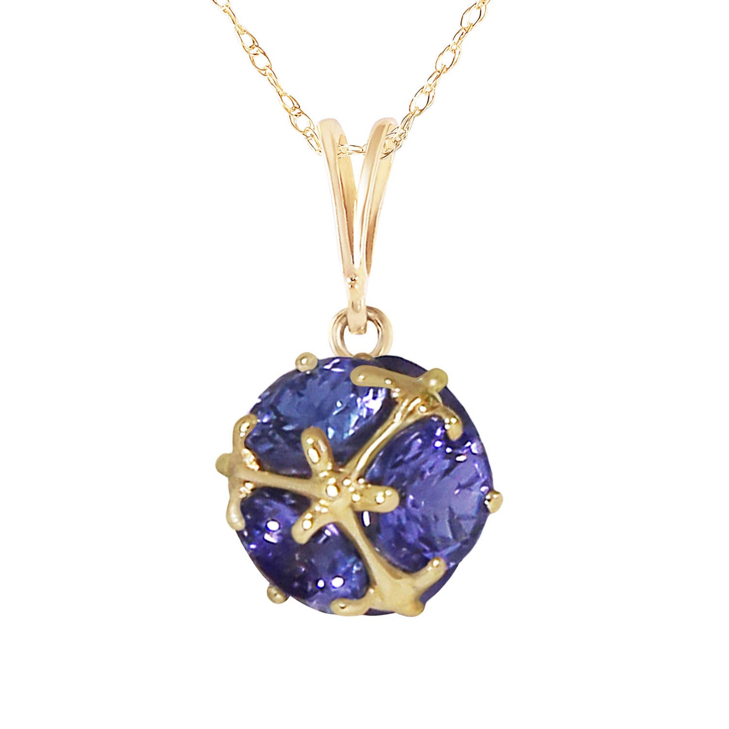 Regal Crown Tanzanite Necklace