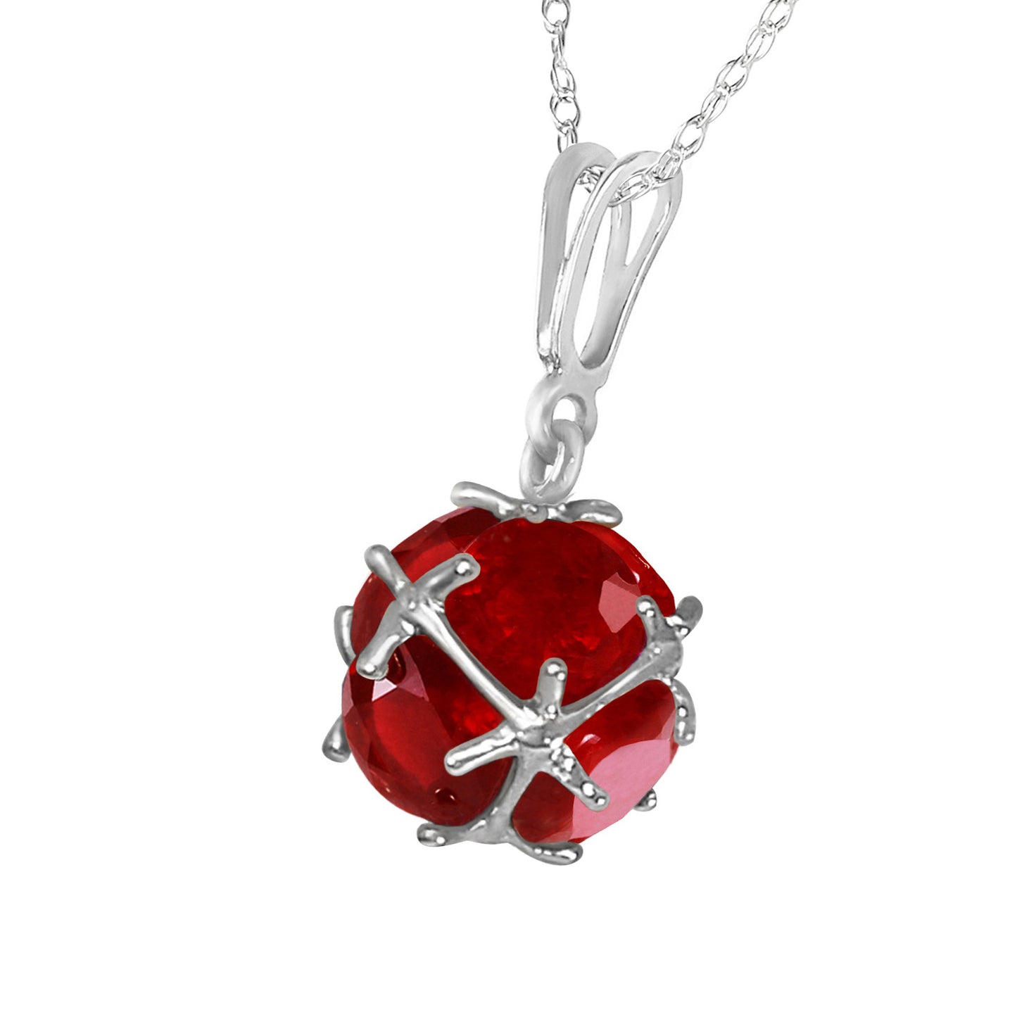 Regal Crown Ruby Neckalce