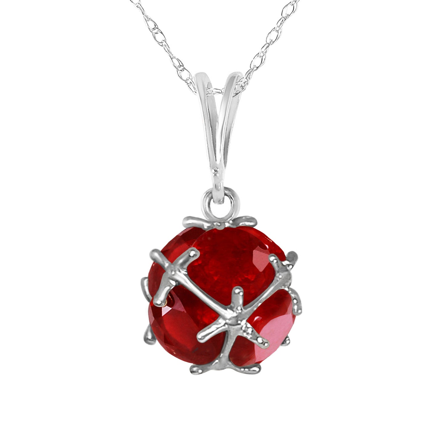 Regal Crown Ruby Neckalce