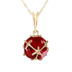 Regal Crown Ruby Neckalce