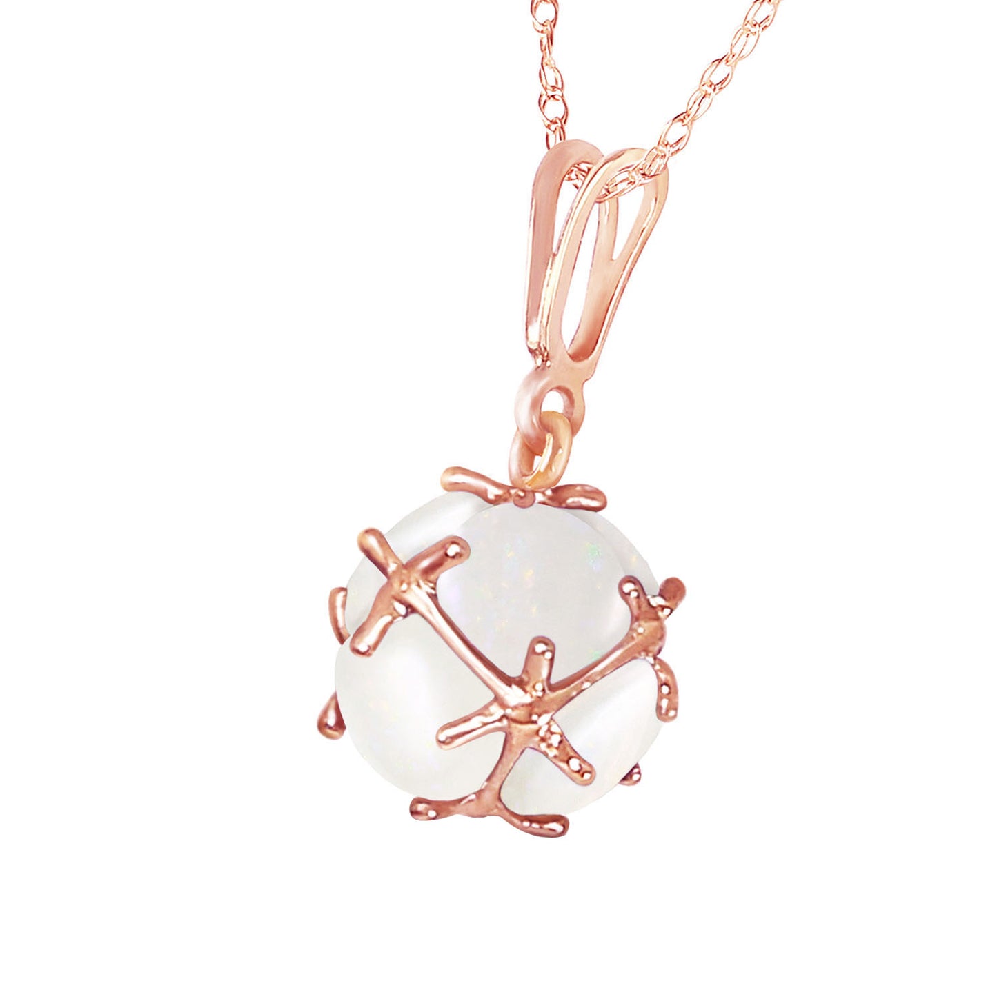 Regal Crown Opal Necklace
