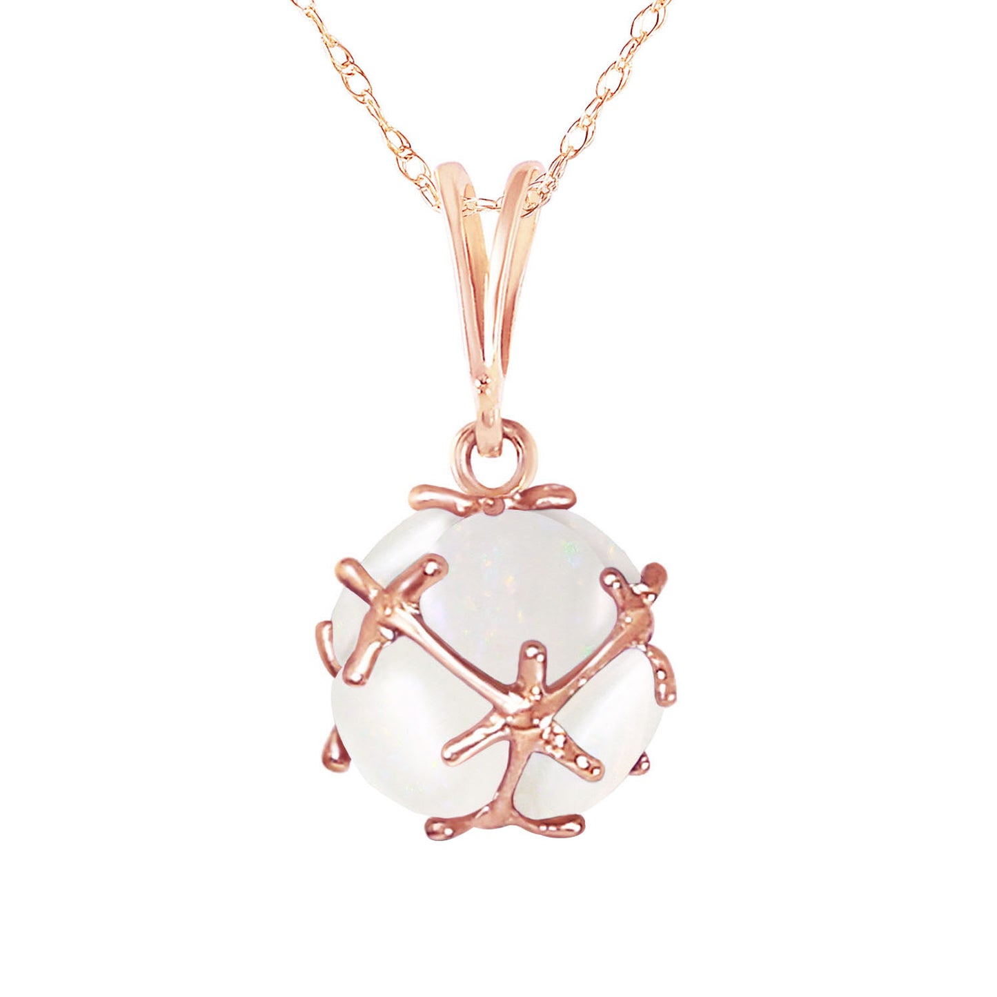 Regal Crown Opal Necklace