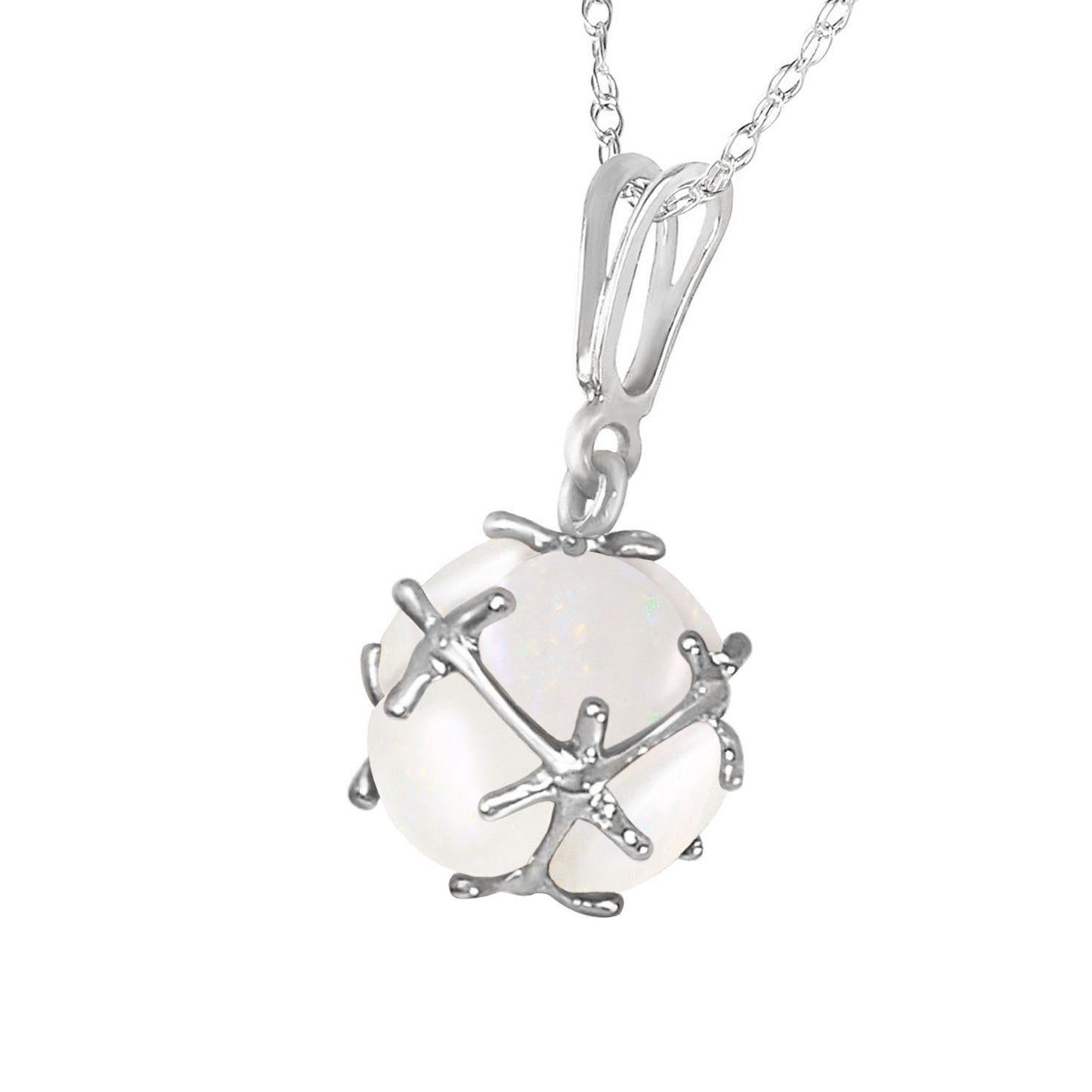 Regal Crown Opal Necklace