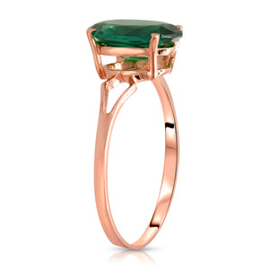 Gleaming Glow Emerald Ring