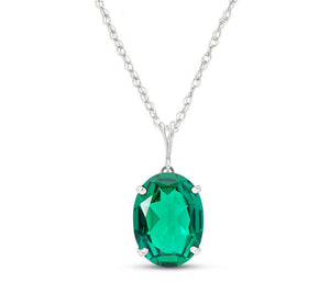 Graceful Glow Emerald Necklace