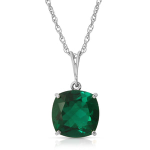 Glowing Halo Emerald Neckalce