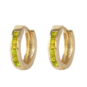 Celestial Sparkle Peridot Earrings