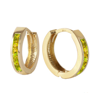 Celestial Sparkle Peridot Earrings