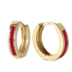 Celestial Sparkle Ruby Earrings