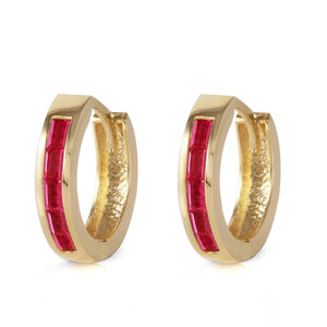 Celestial Sparkle Ruby Earrings
