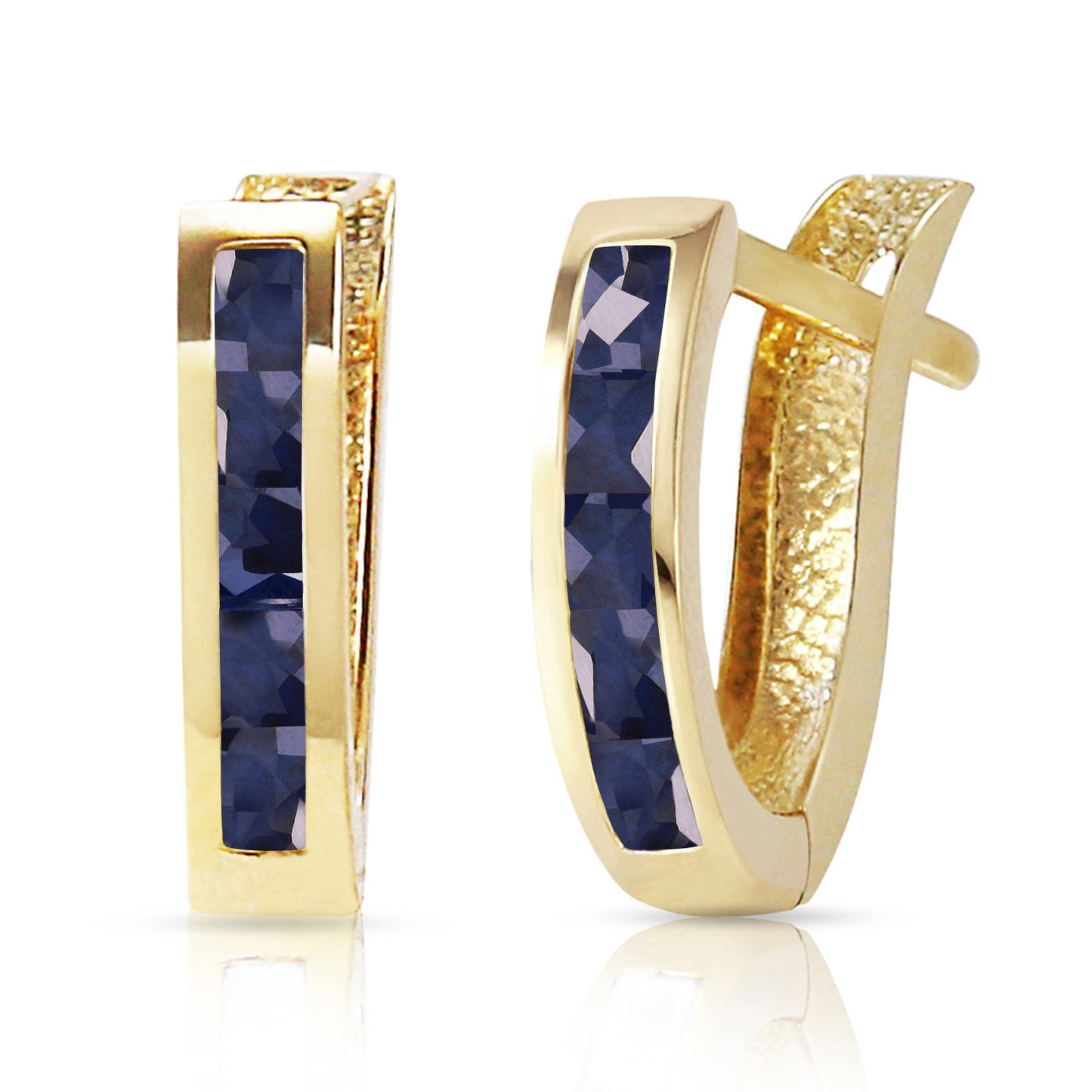 Huggie Haven Sapphire Earrings