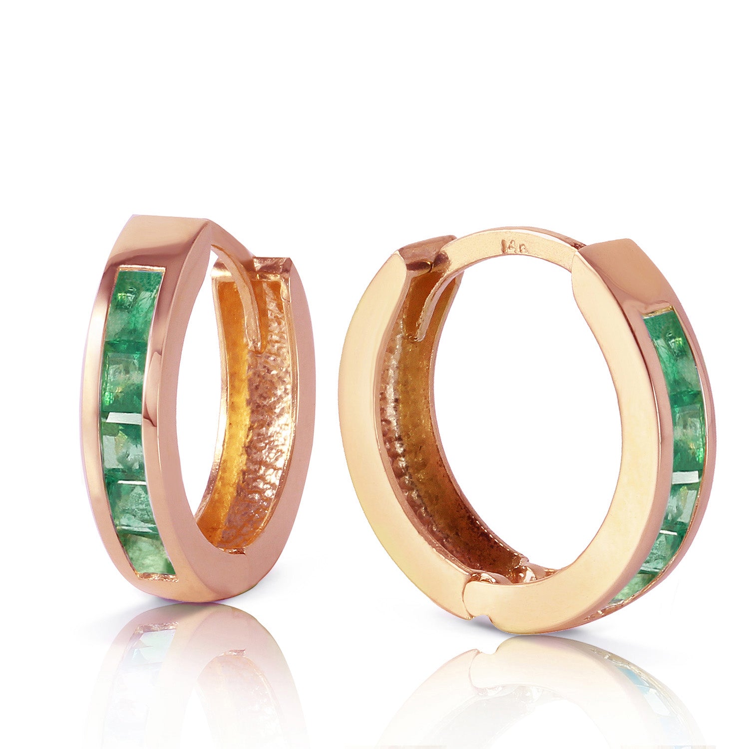 Celestial Sparkle Emerald Earrings