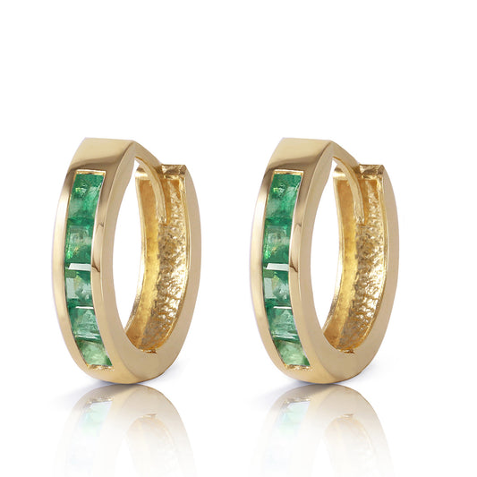 Celestial Sparkle Emerald Earrings
