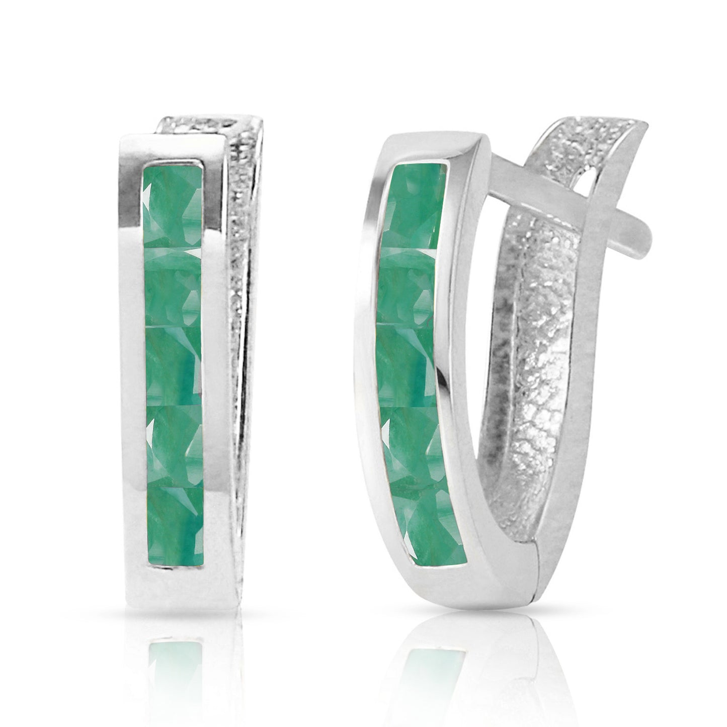 Huggie Haven Emerald Earrings