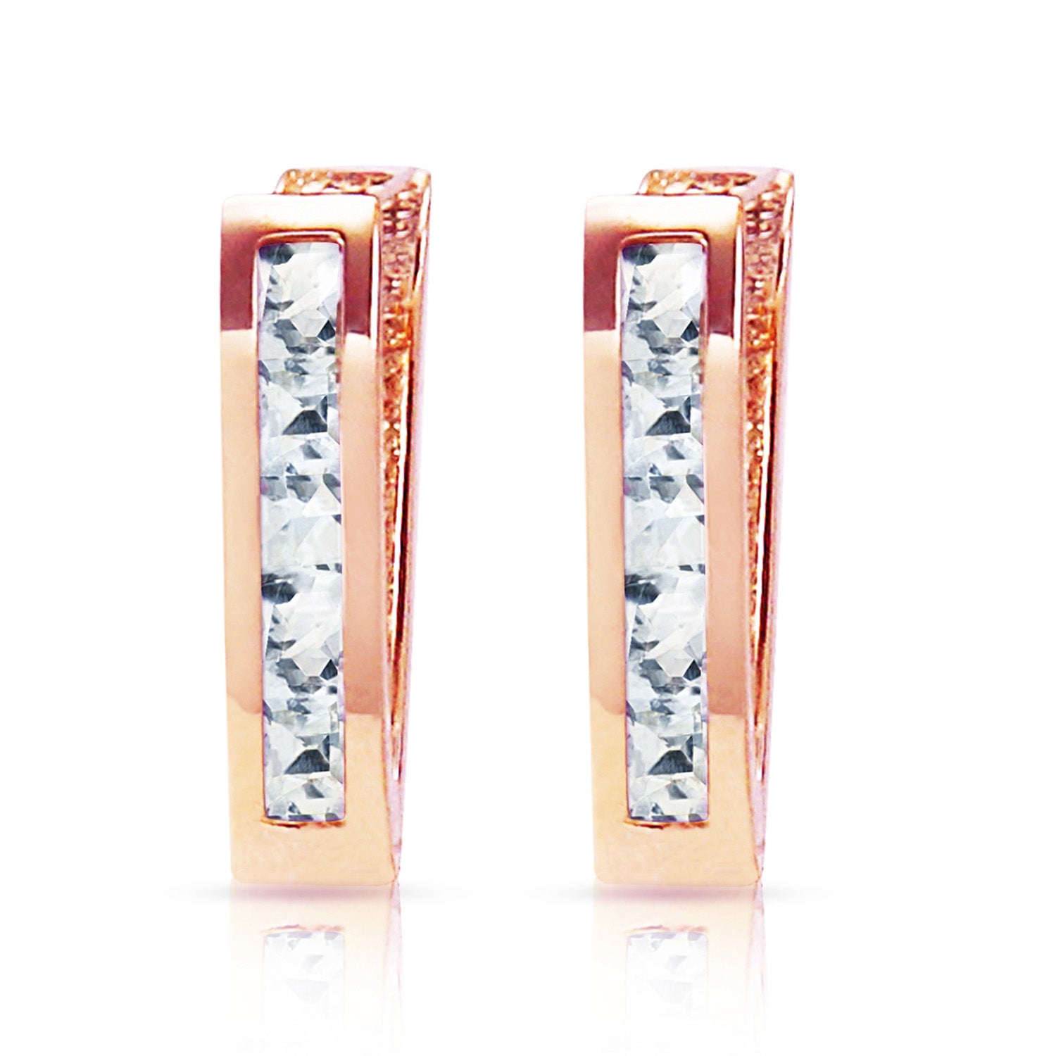 Huggie Haven Aquamarine Earrings