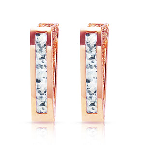 Huggie Haven Aquamarine Earrings