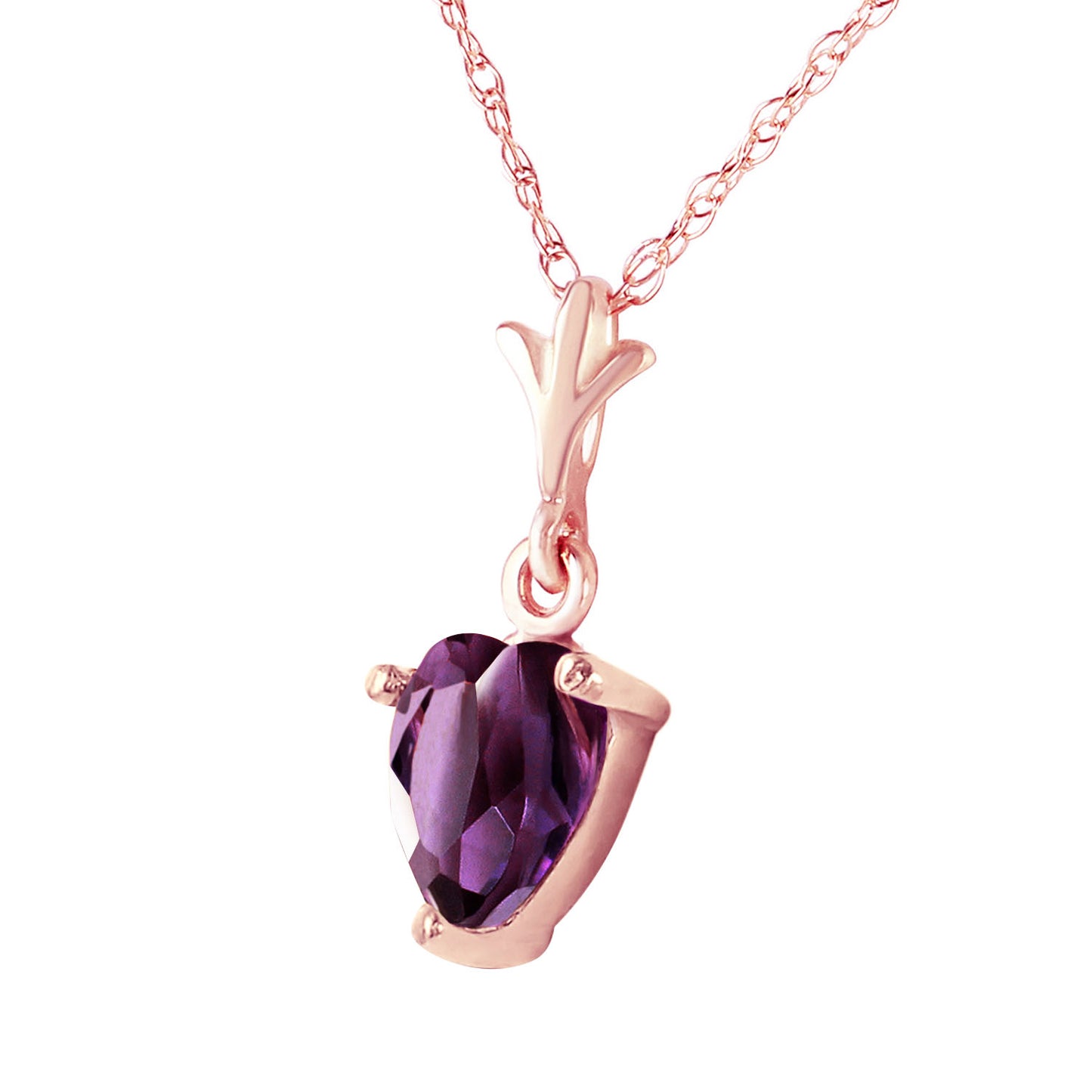 Eternal Love Purple Amethyst Necklace