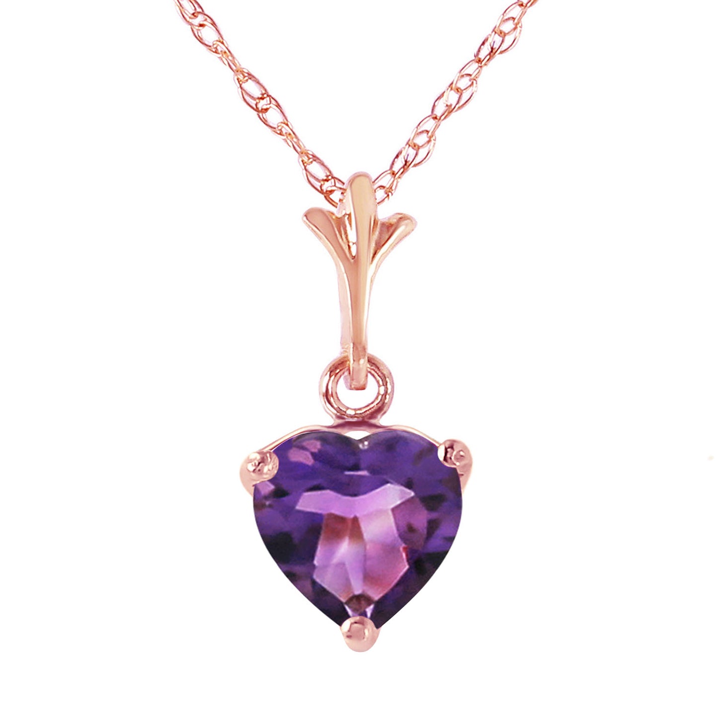 Eternal Love Purple Amethyst Necklace