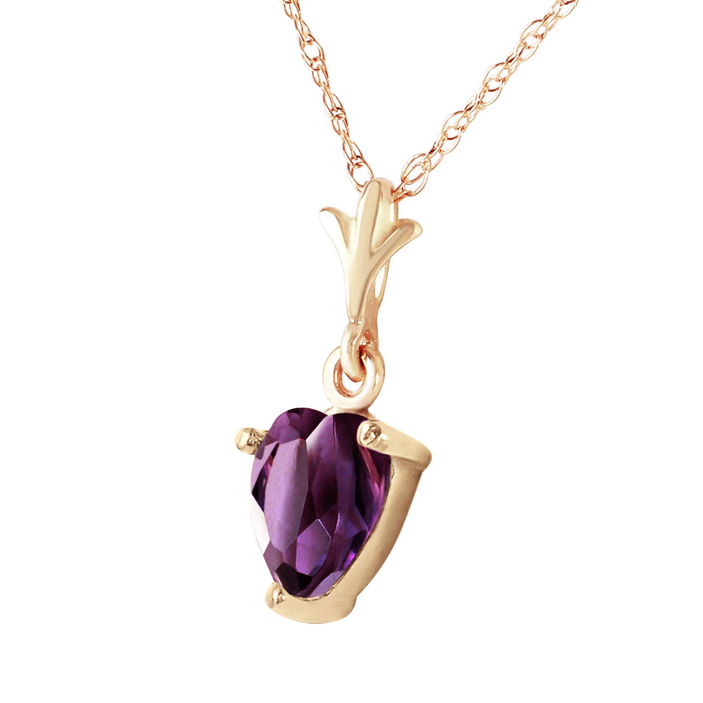 Eternal Love Purple Amethyst Necklace