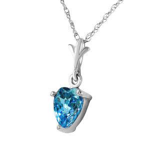 Eternal Love Blue Topaz Necklace