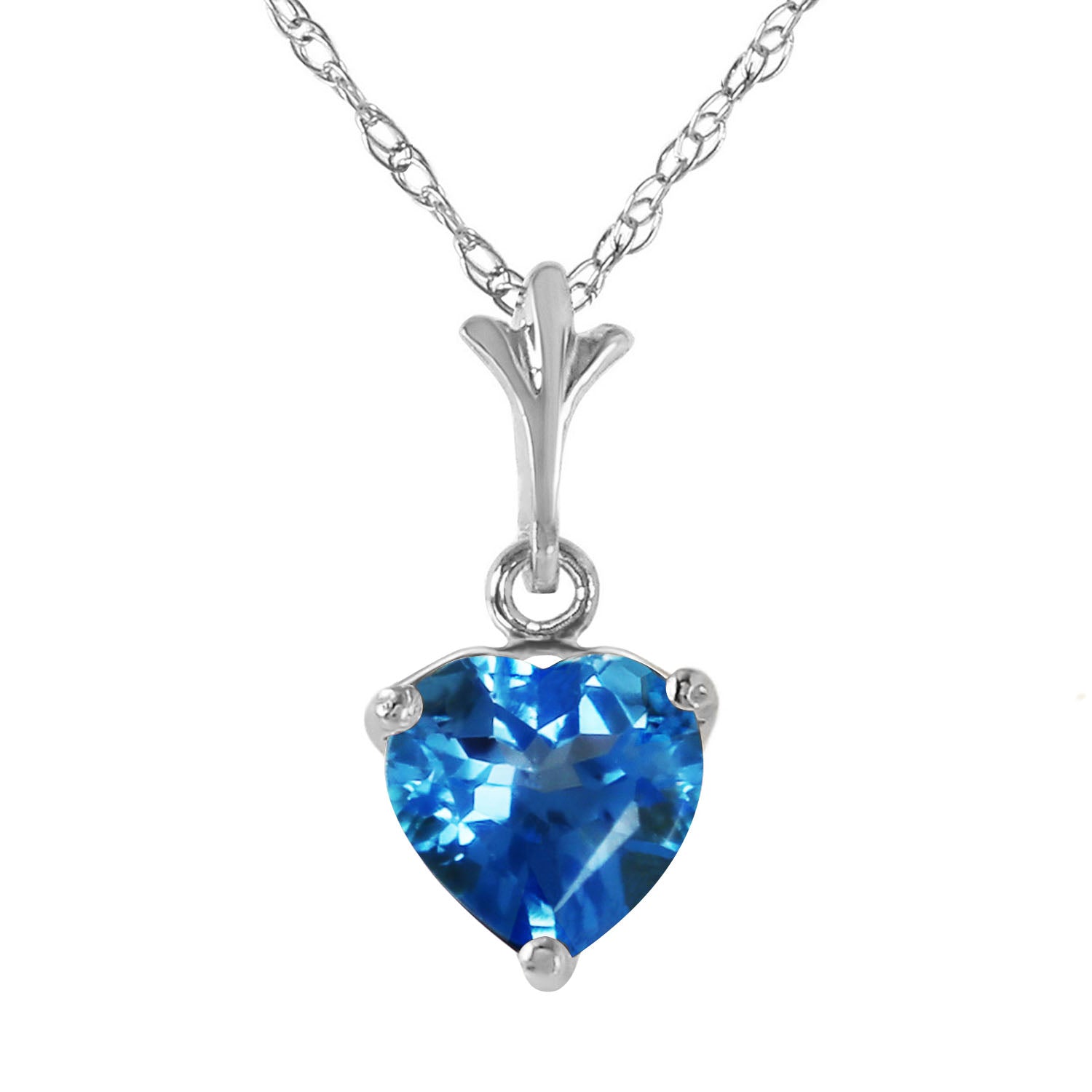 Eternal Love Blue Topaz Necklace