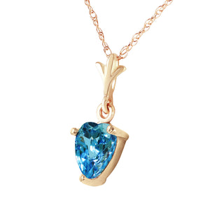 Eternal Love Blue Topaz Necklace