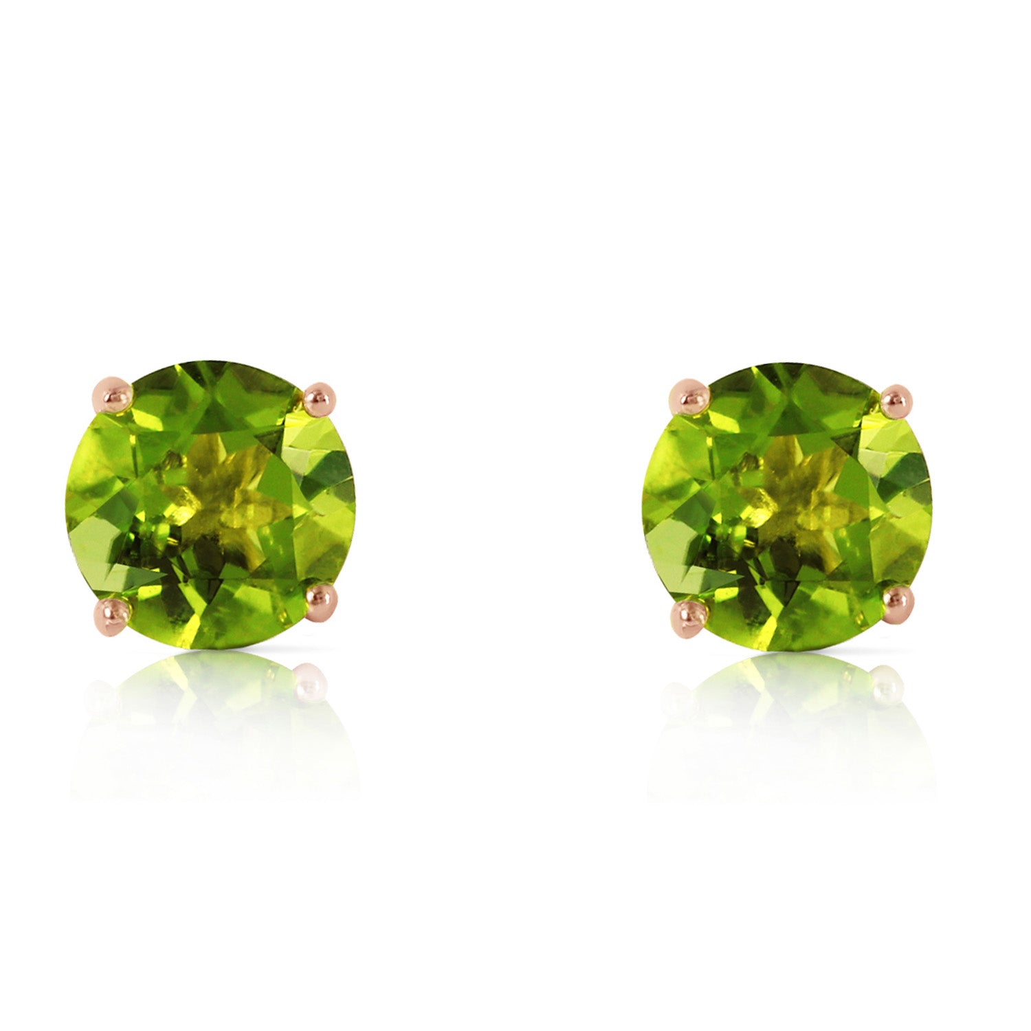 Luminous Orb Peridot Earrings
