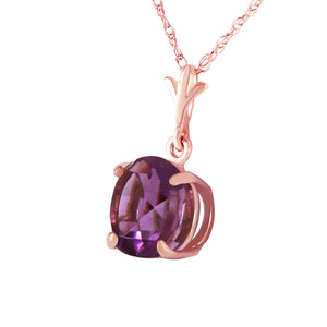 Solo Sphere Amethyst Necklace