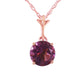 Solo Sphere Amethyst Necklace