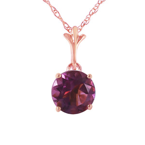 Solo Sphere Amethyst Necklace