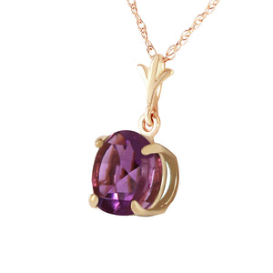 Solo Sphere Amethyst Necklace