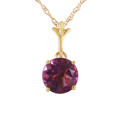 Solo Sphere Amethyst Necklace